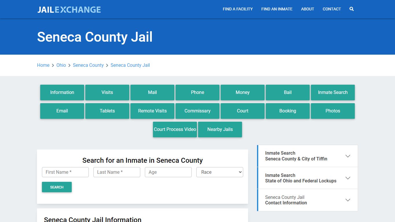 Seneca County Jail Roster Lookup, OH, Inmate Search